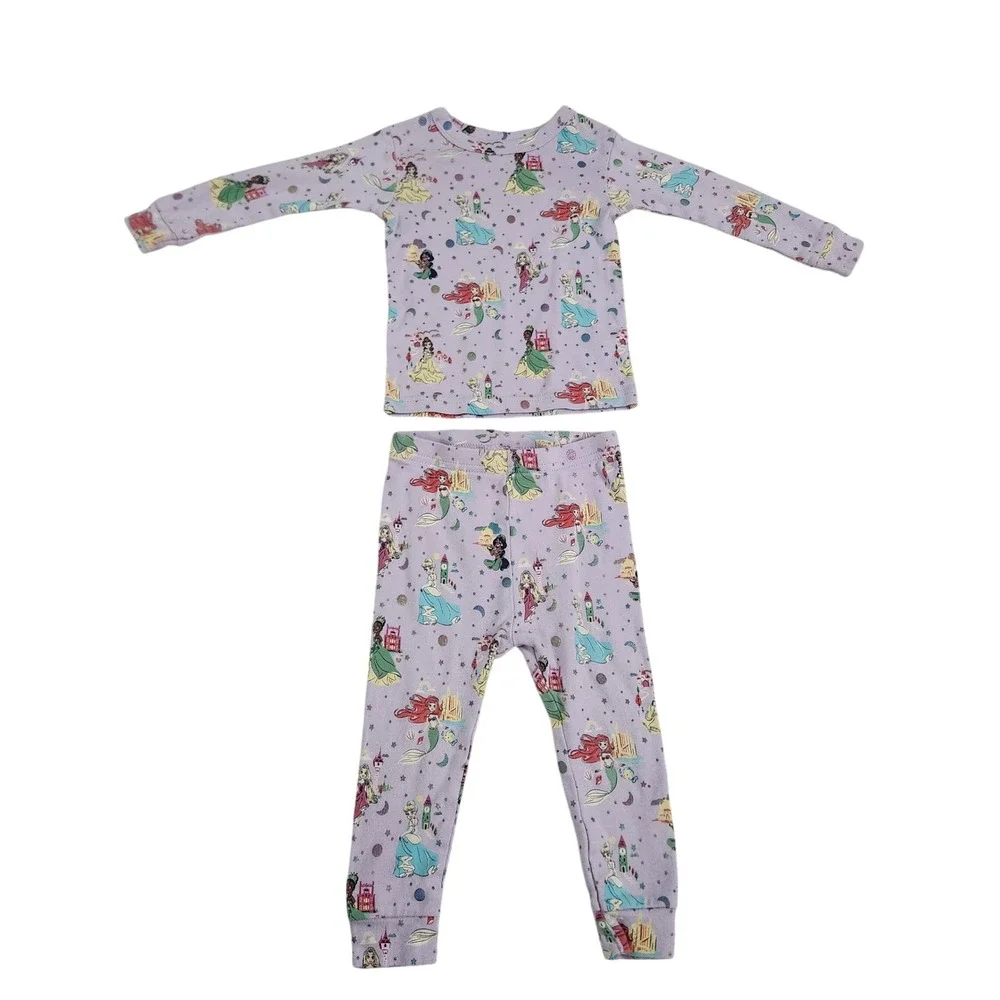 Baby Gap Disney Princess Organic Cotton Pajama Set 18-24 Months